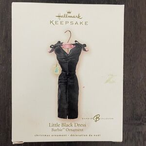 Hallmark- Little Black Dress Barbie Ornament - new with box